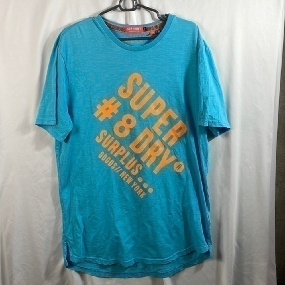Superdry Surplus Goods Longline Graphic Tee Size X-Large